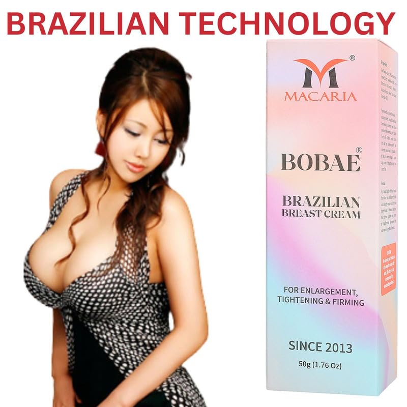 MACARIA Bobae Gel crema para ampliación de senos  Busto de masaje de senos para abucheo más grande  Aceite natural para el crecimiento de los senos