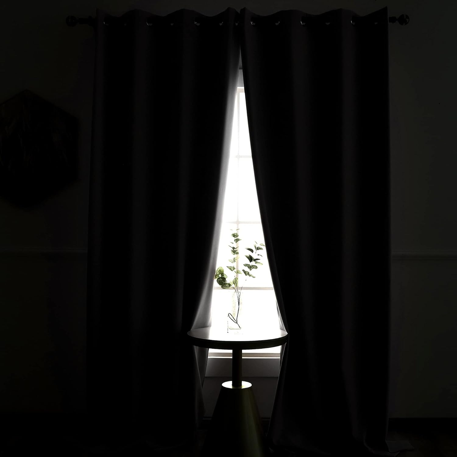 YGO – Cortinas opacas de color sólido (2 paneles, 52 pulgadas de ancho)