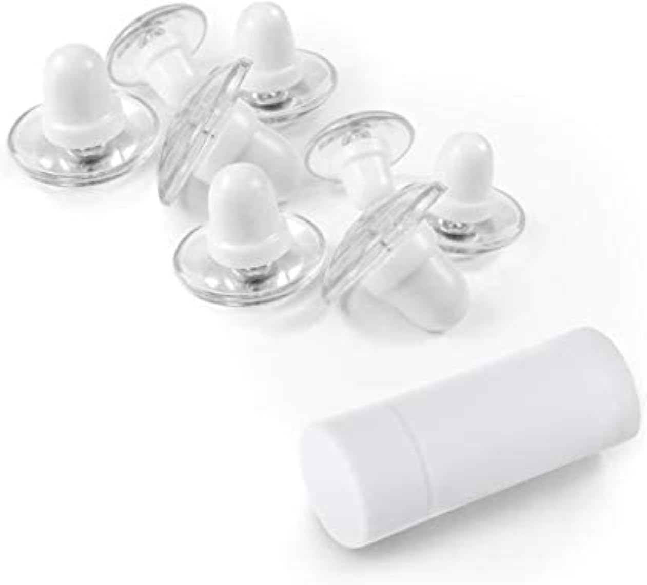 PinionPins – Clips magnéticos transparentes para edredón con llave magnética para una fácil extracción. Paquete de 16 cierres de edredón que son de