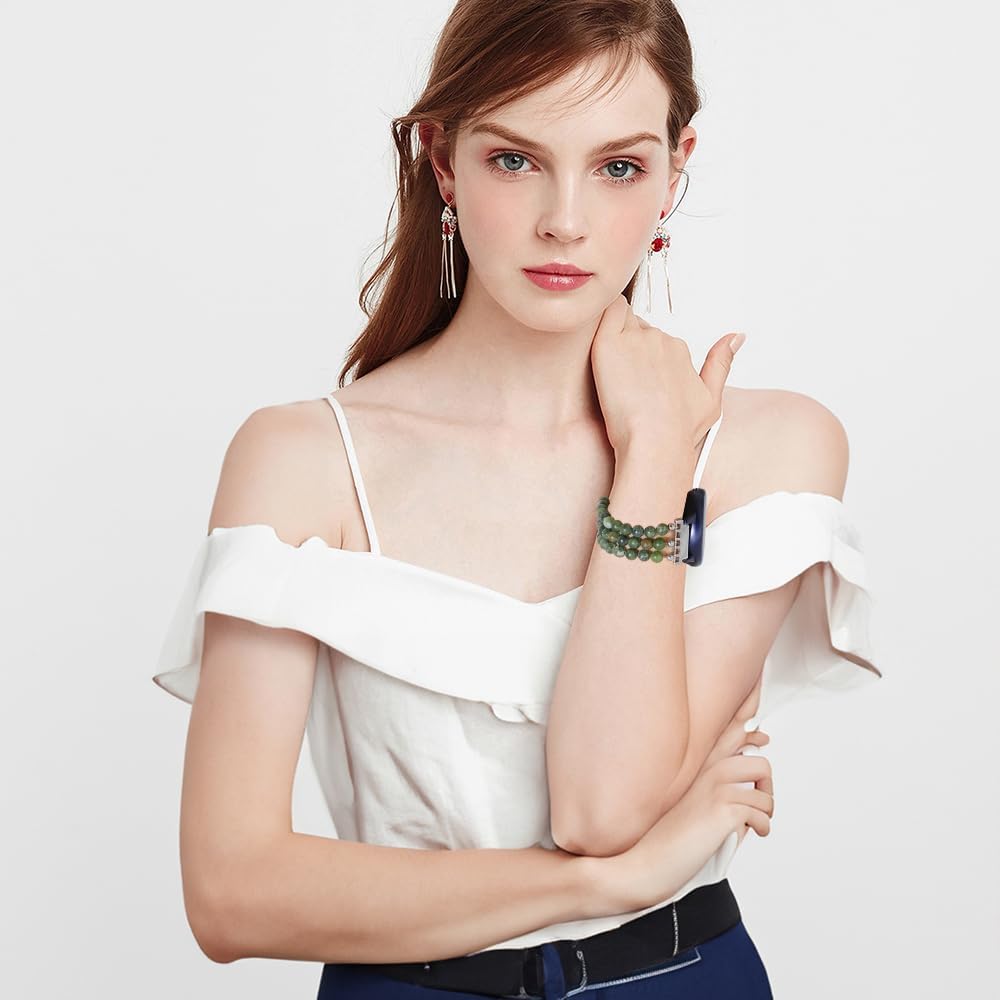 LuReen Correa de pulsera compatible con Samsung Galaxy Watch 4Galaxy Watch 6Galaxy Watch 5 Band 1.575 in 1.732 in, Galaxy Watch 5 ProWatch 4 6