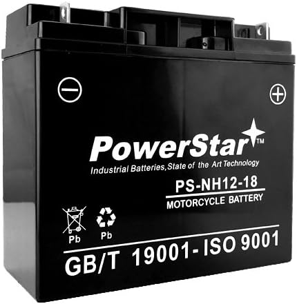 PowerStar Repuesto para batería de motocicleta UPG 12V 18AH 51913 BMW K1200LT K1200RS AGM SLA