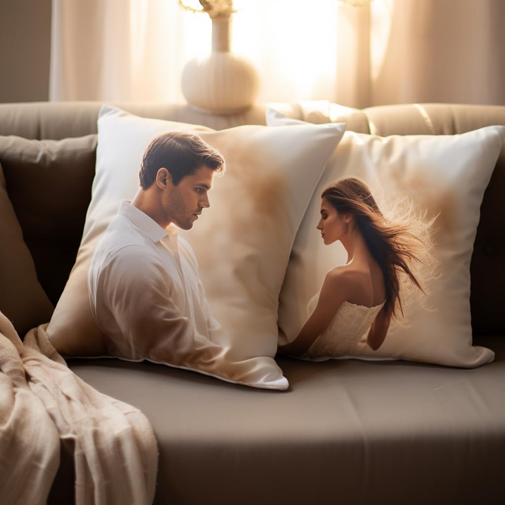 Customyself Almohada fotográfica personalizada, convierte tus momentos preciados en recuerdos acogedores, impresión de alta resolución, decoración