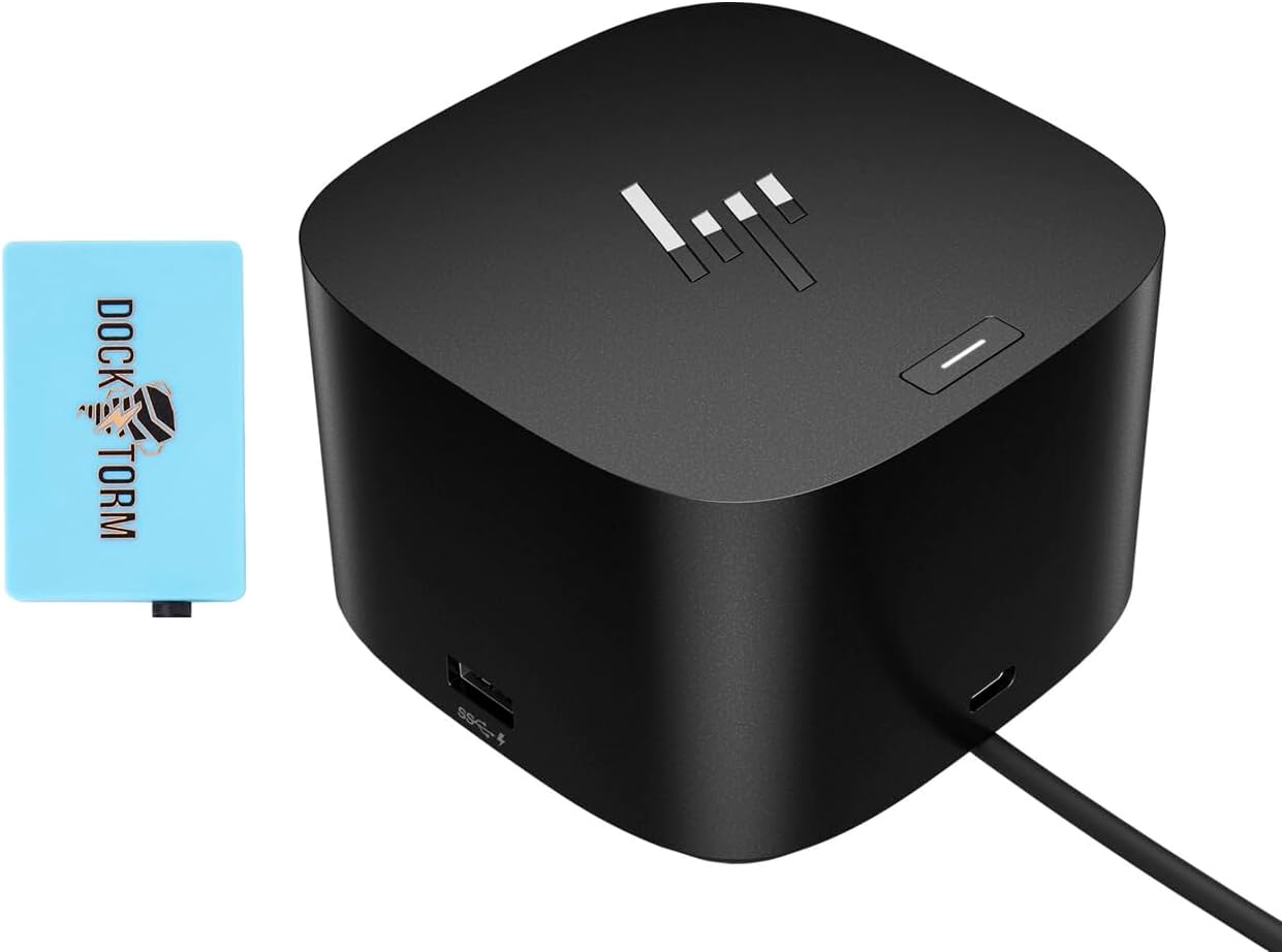 HP Dock Thunderbolt de 280 W a cualquier computadora portátil de marca (puerto Thunderbolt, USB-C, USB-A, ranura de bloqueo de seguridad,