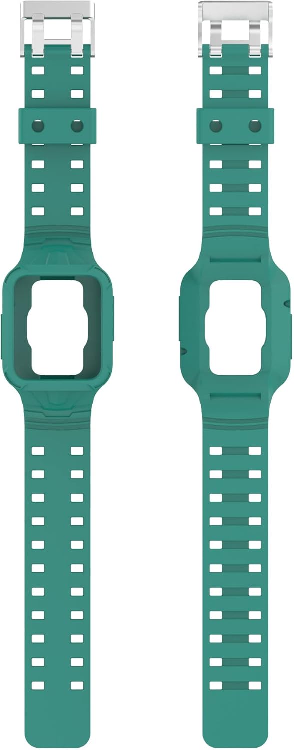 Compatible con Redmi Watch 2 LiteWatch 2Watch 1 correas con funda, correas deportivas suaves de silicona de repuesto con funda protectora para MI