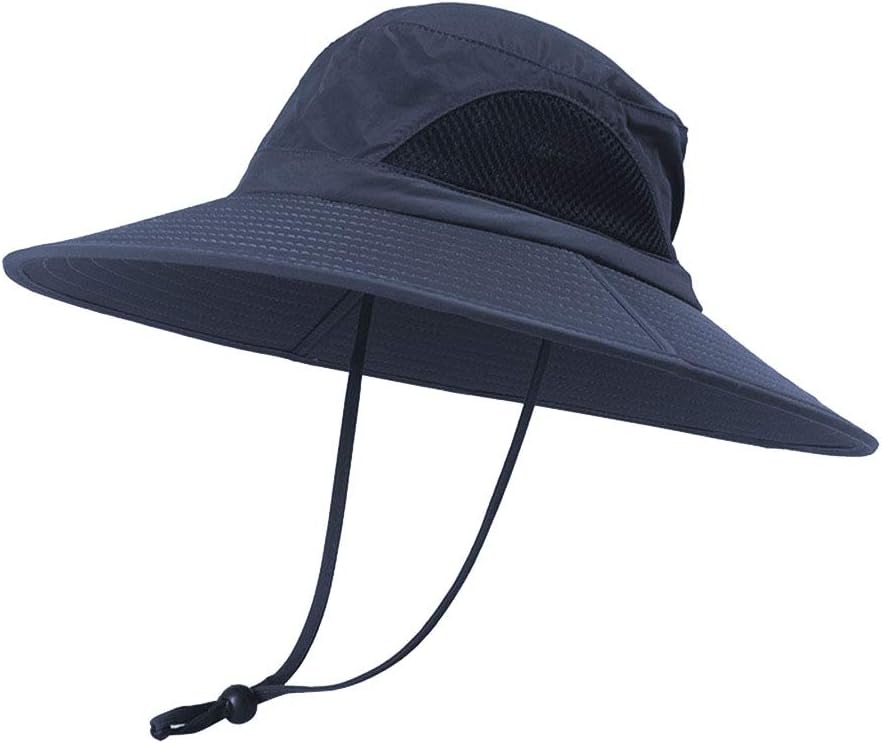 Sombrero de pesca unisex con protección UV UPF 50, sombrero de pescador de ala ancha