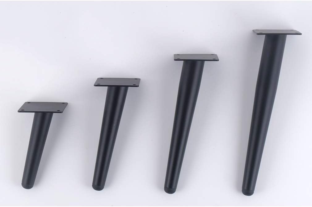 Patas de metal para muebles de sofá, patas de mesa de café, patas de repuesto para armarios, mesita de noche, cocina, armario, con tornillos, juego