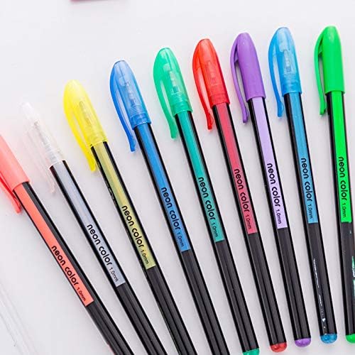 12 Colores Diario Plan Pluma Color Flash Destello Pastel Especial Pen Set
