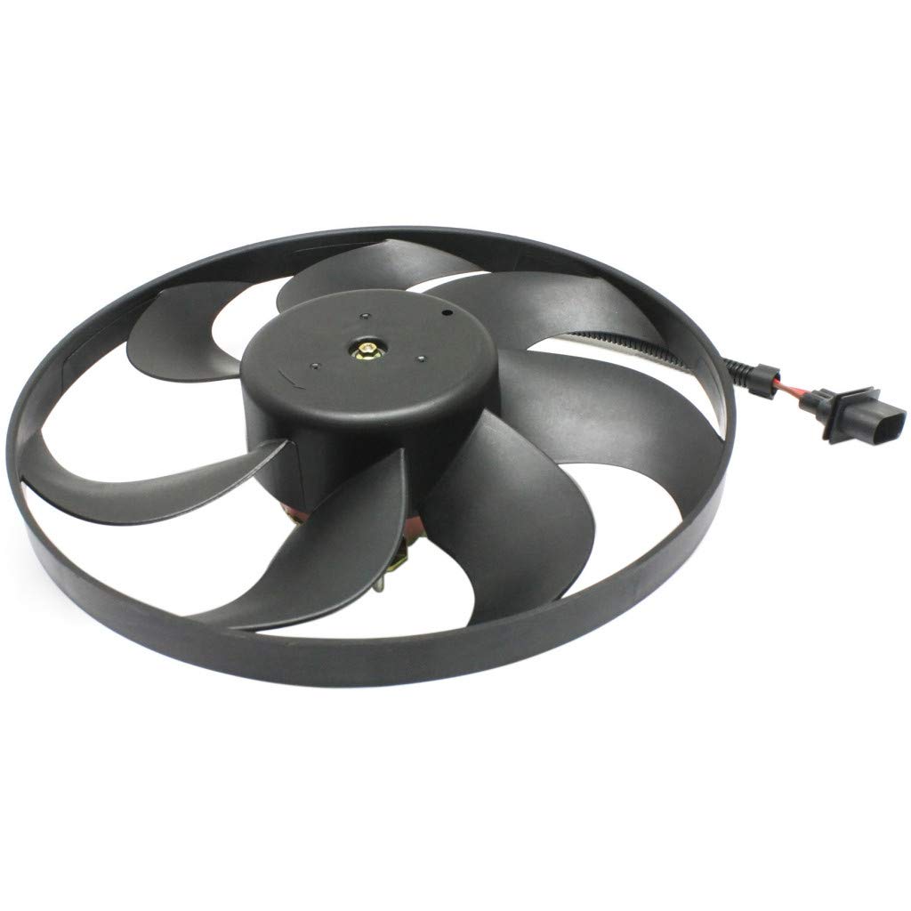 Para ventilador de radiador Volkswagen Beetle 1998-2006 lado del conductor  Ventilador único  VW3117120  6X0959455C
