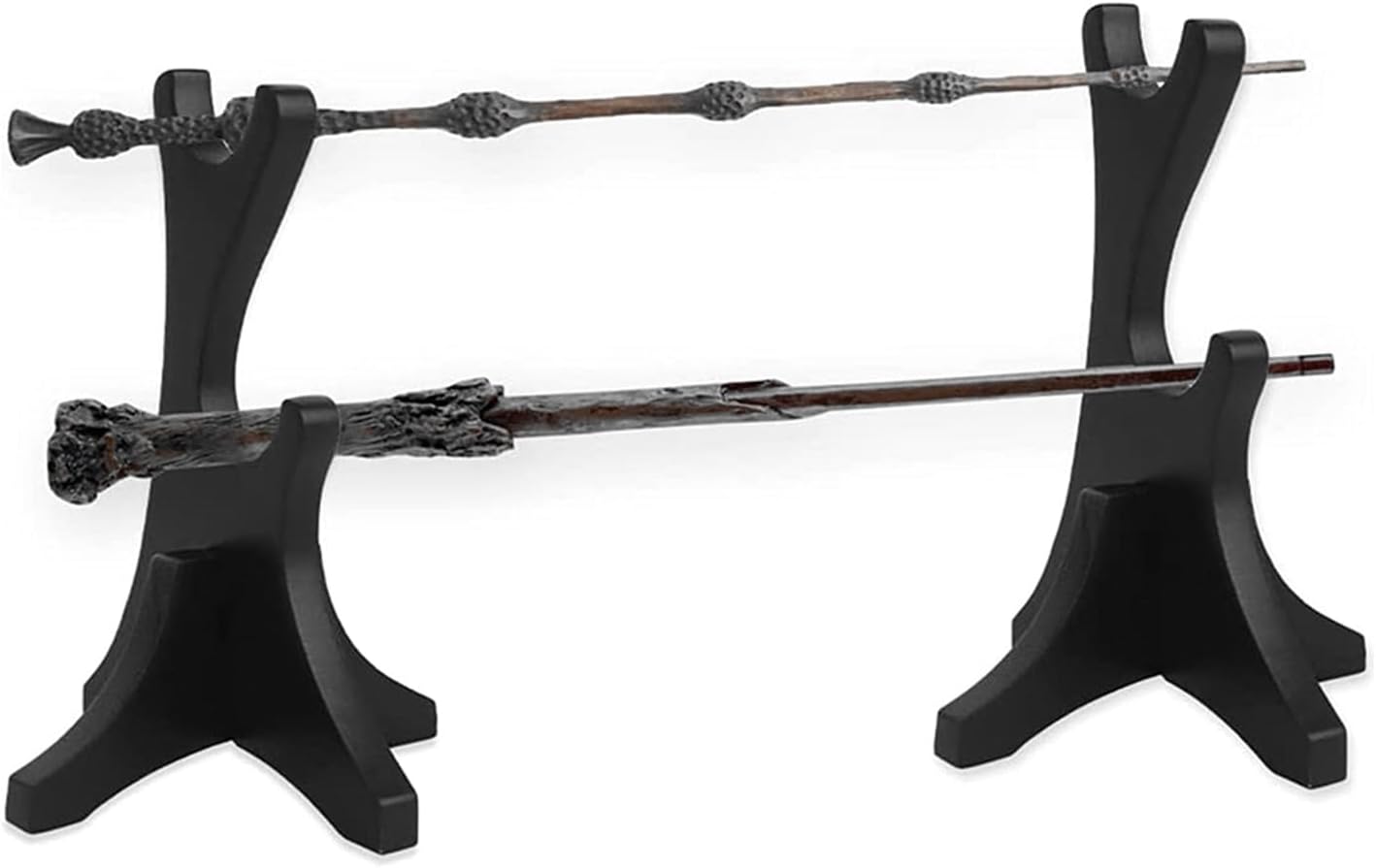 Sword Holder 2 Pcs Acrylic Swords Black Storage Rack Shelf Home Bedroom Living Room Decoration Display Stand Supplies Sword Holder