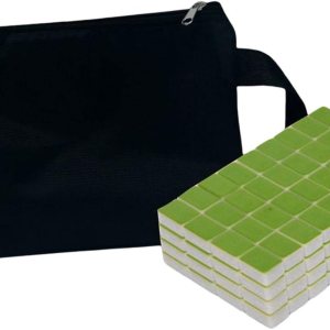 MYCENSE Mahjong de 144 azulejos, mini juego de mahjong, juego de mahjong chino profesional, mini mahjong de viaje para viajes, verde MYCENSE Mahjong de 144 azulejos, mini juego de mahjong, juego de mahjong chino profesional, mini mahjong de viaje para viajes, verde