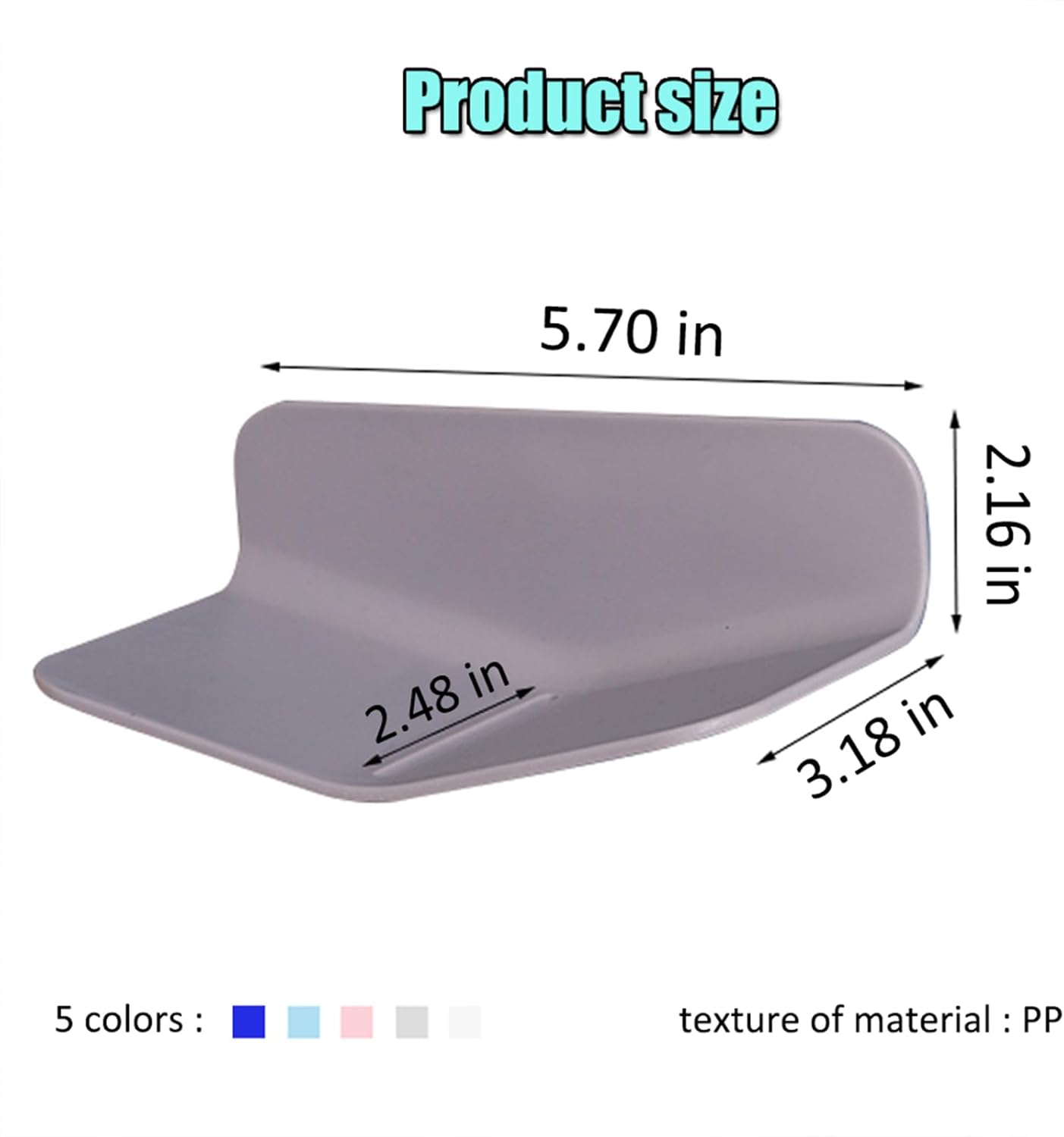 Jabonera para ducha montado en la pared para baño, jabonera autodrenante para ducha, soporte de barra de jabón de plástico para cocina (rosa, 2)