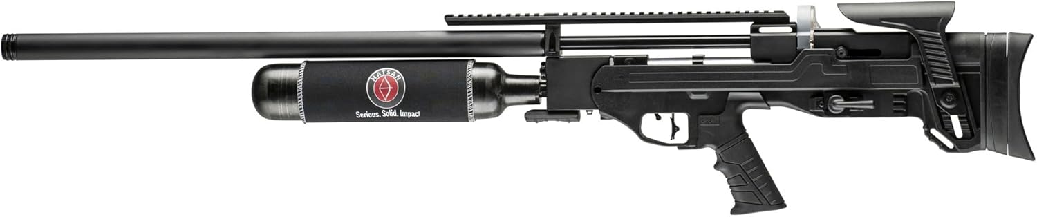 Hatsan Factor PCP – Rifle de aire de acción con palanca lateral con paquete Wearable4U incluido