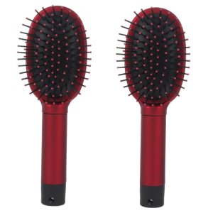 Beavorty Caja de almacenamiento de 2 piezas, peine de rodillo, peines para el cabello para mujeres, contenedor secreto seguro para efectivo oculto, Beavorty Caja de almacenamiento de 2 piezas, peine de rodillo, peines para el cabello para mujeres, contenedor secreto seguro para efectivo oculto,