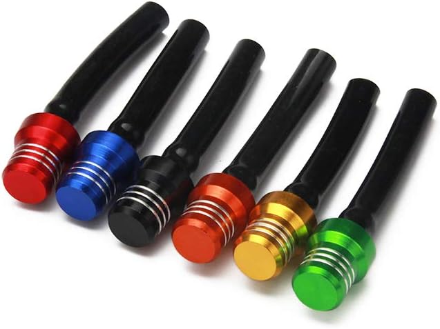 AnXin Manguera de ventilación de aire para motocicleta, 6 piezas, tubo de válvula de tanque de combustible y aceite, respiradero CNC universal para