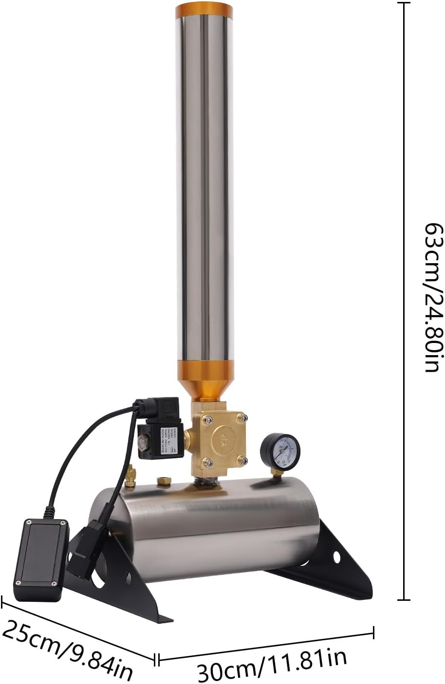 Máquina lanzadora de confeti de 2 piezas, máquina de cañón de confeti de 110 V con control remoto, máquina de saludo de confeti para conciertos,