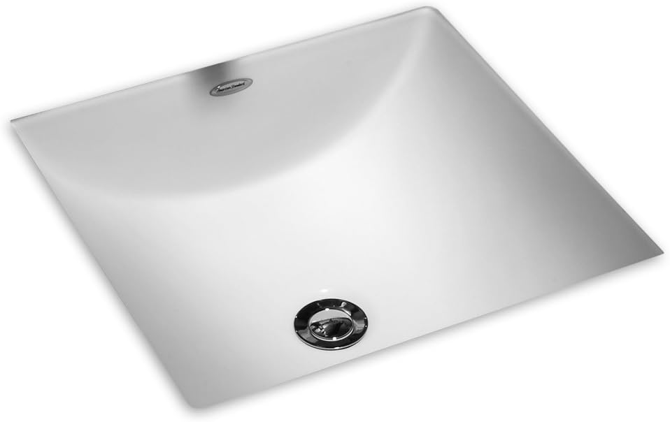 American Standard 0426000.020 Studio Care – Lavabo bajo mostrador de 13 x 13 pulgadas, color blanco