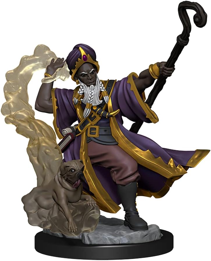D&D Frameworks Human Wizard Male – Sin pintar y sin ensamblar