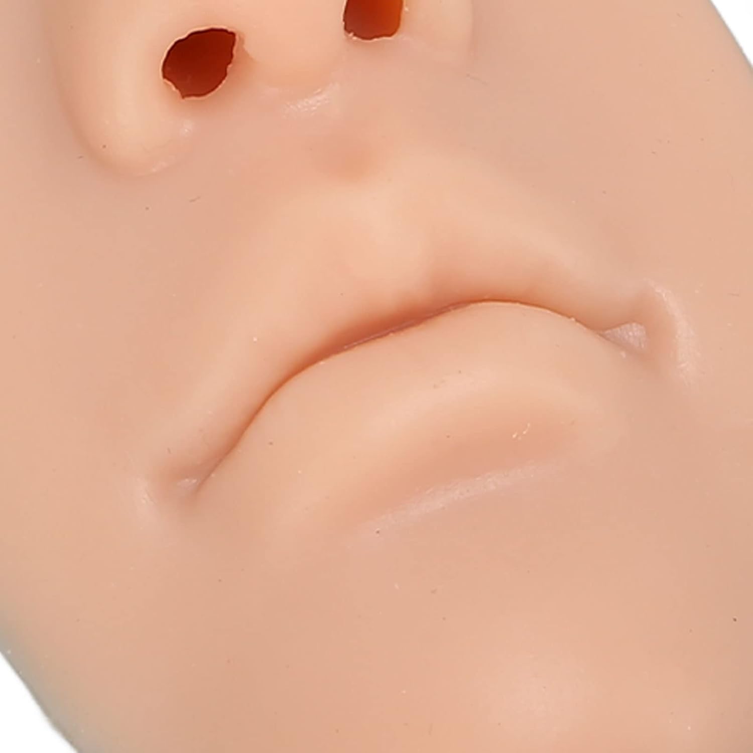 Betued Silicone Piercing Model for Novice Practice, Simulated Appearance, Realistic Experience in Nose and Ear Piercing (Medium Skin Color)