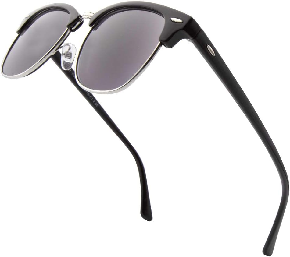 VITENZI Gafas de sol con lectores para hombres y mujeres, lentes de lectura teñidas con sol con lectores completos – Tivoli