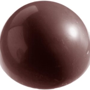 Molde de caramelo de policarbonato transparente 1495 con 40 cavidades de hemisferio de 0.787in de diámetro x 0.394in de alto Molde de caramelo de policarbonato transparente 1495 con 40 cavidades de hemisferio de 0.787in de diámetro x 0.394in de alto