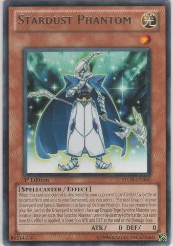 Yu-Gi-Oh! – Fantasma Stardust (STOR-EN003) – Tormenta de Ragnarok – 1 Edición – Raro