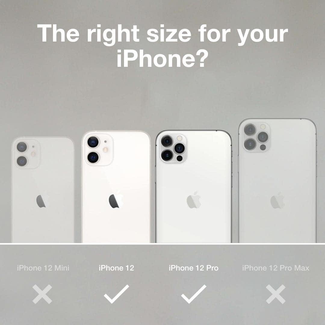 WOODCESSORIES – Funda de teléfono para iPhone 12 Negro, iPhone 12 Pro Case Negro – Ecológico, hecho de plantas
