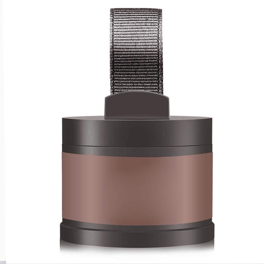 Salmue Fibras capilares para cabello fino, polvo voluminizador de cabello de café, polvo matificante, cobertura de raíces, cobertura de la línea del