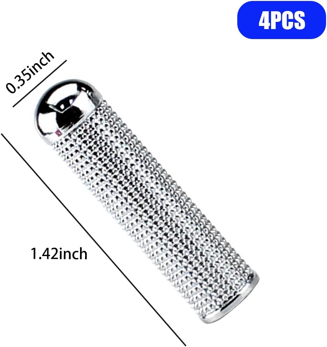 ZKFAR Paquete de 4 pines de bloqueo de puerta, perillas de bloqueo de automóvil de 0.35 pulgadas, accesorios de modificación interior del automóvil,