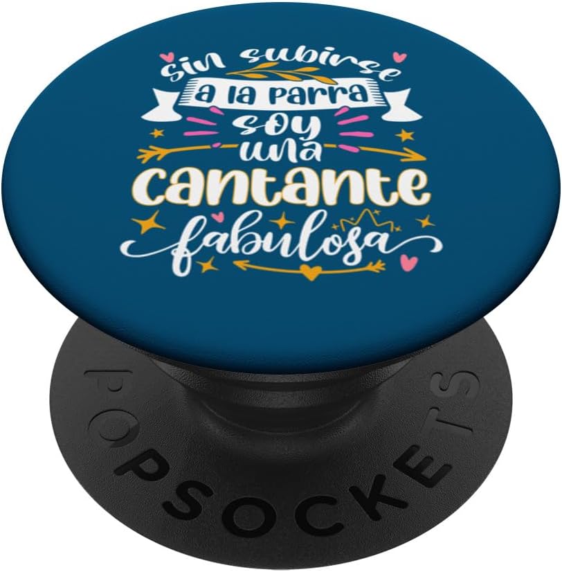 Una Cantante Fabulosa Divertido Mujer Regalos Música PopSockets Standard PopGrip