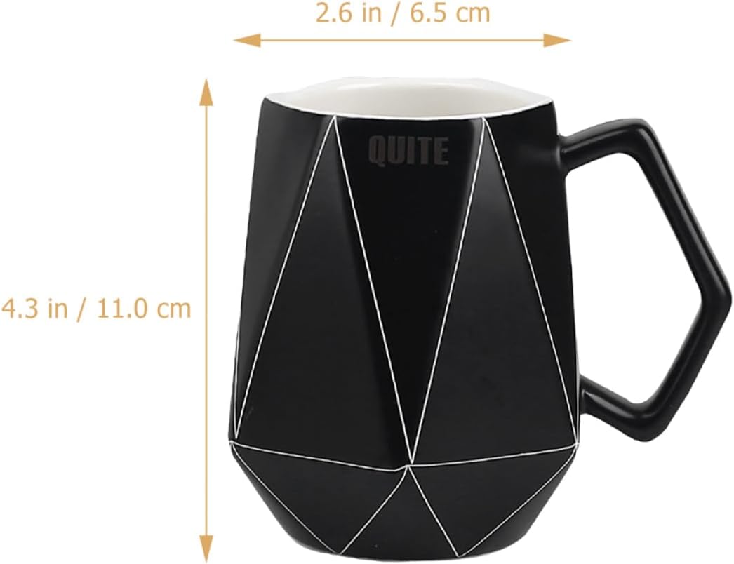 HOMSFOU Mug Ceramic To Go Coffee Cups with Lids Porcelain Tea Cup Porcelain Coffee Cup Cappuccino Cup Drinking Glasses with Lids Vasos Con Tapas