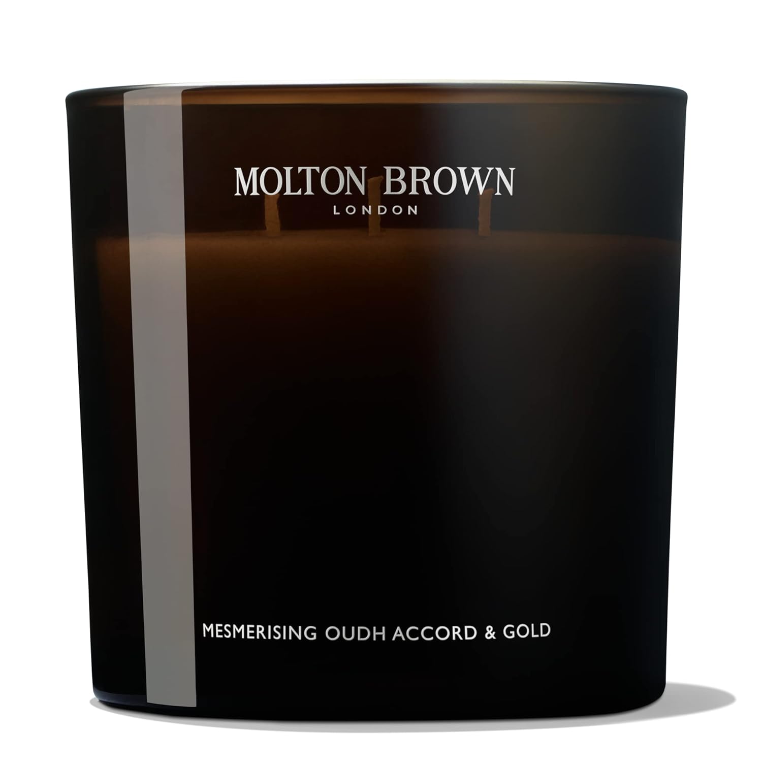 Molton Brown Mesmerising Oudh Accord & Gold – Vela perfumada de lujo (Triple Wick), 21.16 onzas