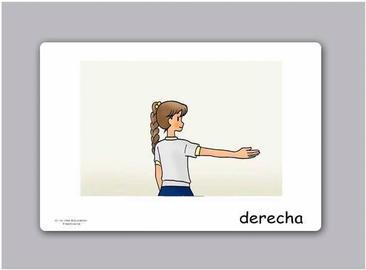 Tarjetas de vocabulario – Adjetivo 1 – Tarjetas con imágenes de adjetivos en español para niños pequeños de 2 a 4 años, niños, niños y adultos
