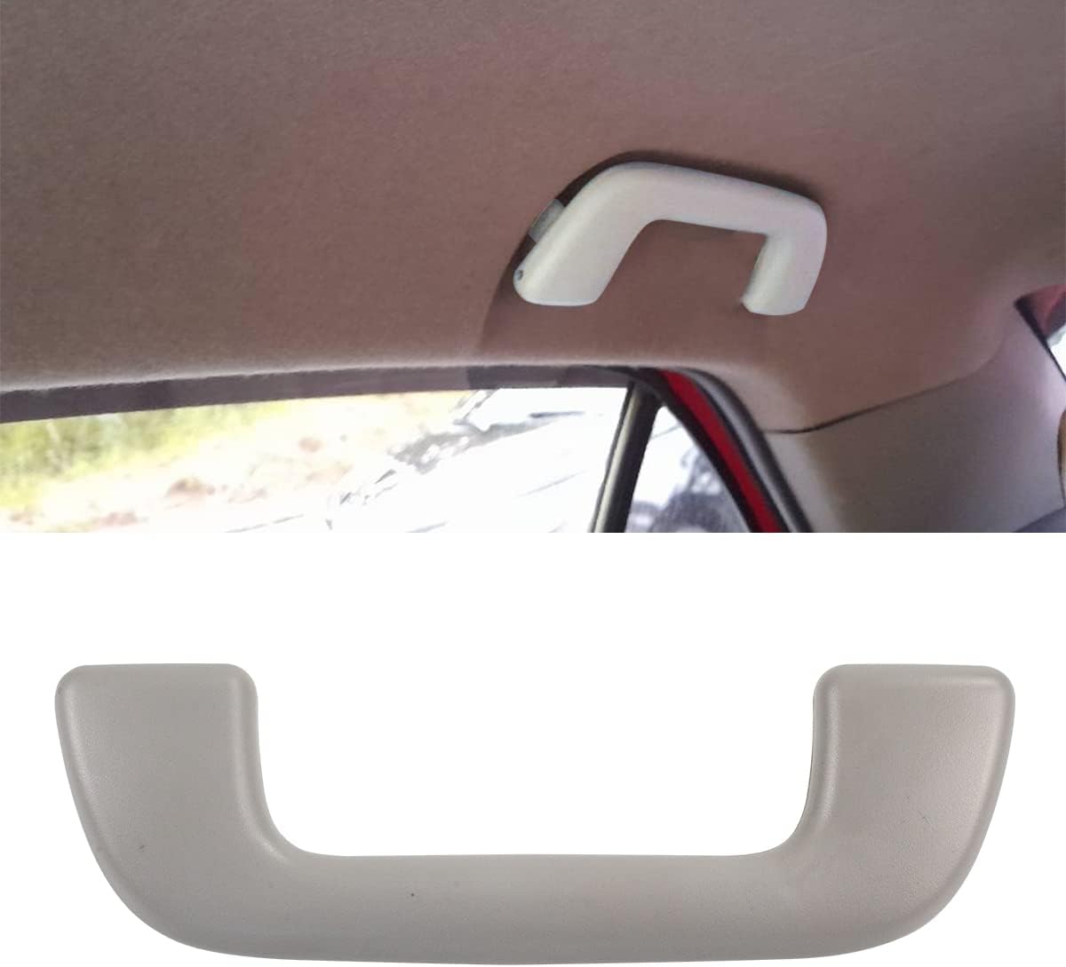 RLB-HILON Mango interior compatible con el modelo Toyota para Corolla 4Runner Highlander RAV4 y más, mango de asistencia de agarre, sin tipo de