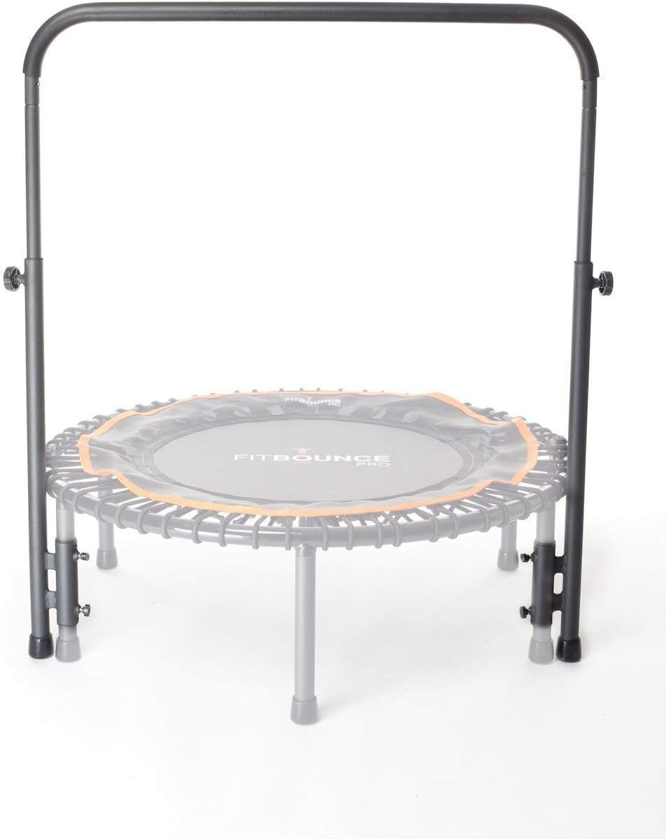 Fit Bounce Pro – Barra de mango de estabilidad ajustable fuerte para el mini trampolín FIT BOUNCE PRO y Maximus Pro Bungee Rebounder (solo barra) no