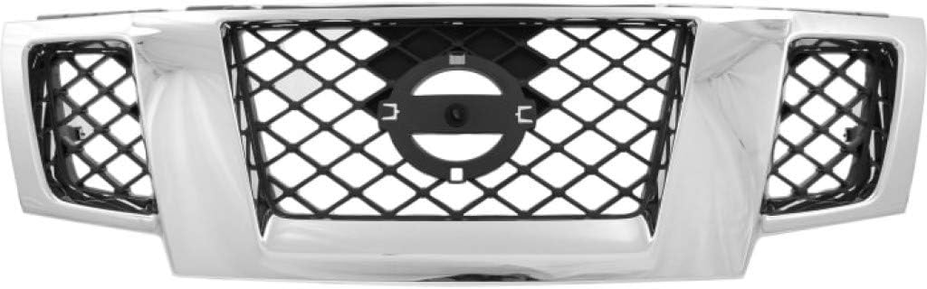 Para Nissan Frontier Grille Assembly 2009-2017  Carcasa cromadaplástico negro pintado  NI1200233  62310ZL00B
