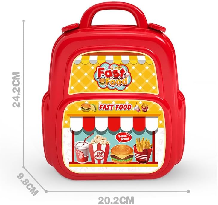 Set DE Mochila para NIÑOS para ENTRETENIMIENTO  Sweet Cake  ACCESORIOS Juegos   Comida Rápida  Juegos de Herramientas   Cocina  Juegos de Frutas