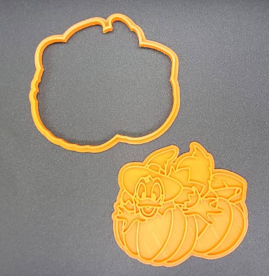 Micky Pikachuu Donald Stitch Halloween Cookie Cutter & Stamp