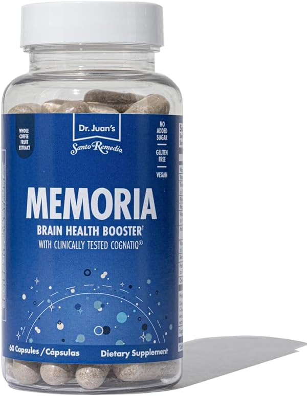 Santo Remedio Memoria, refuerzo de la salud cerebral, ayuda a fortalecer las conexiones neuronales, ayuda a mejorar la atención, la memoria y la