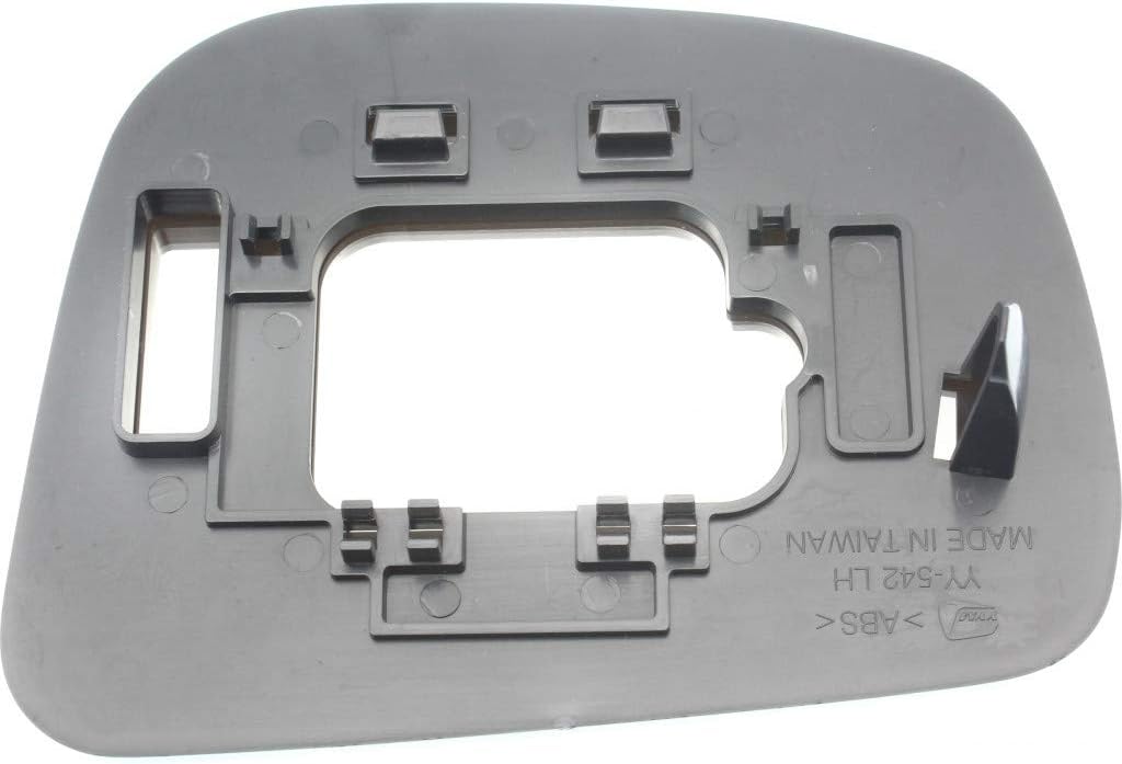 Para Nissan Versa 2007 08 09 10 11 2012 espejo lado del conductor  No calentado  Tipo de vidrio plano  con placa de respaldo  HatchbackSedan