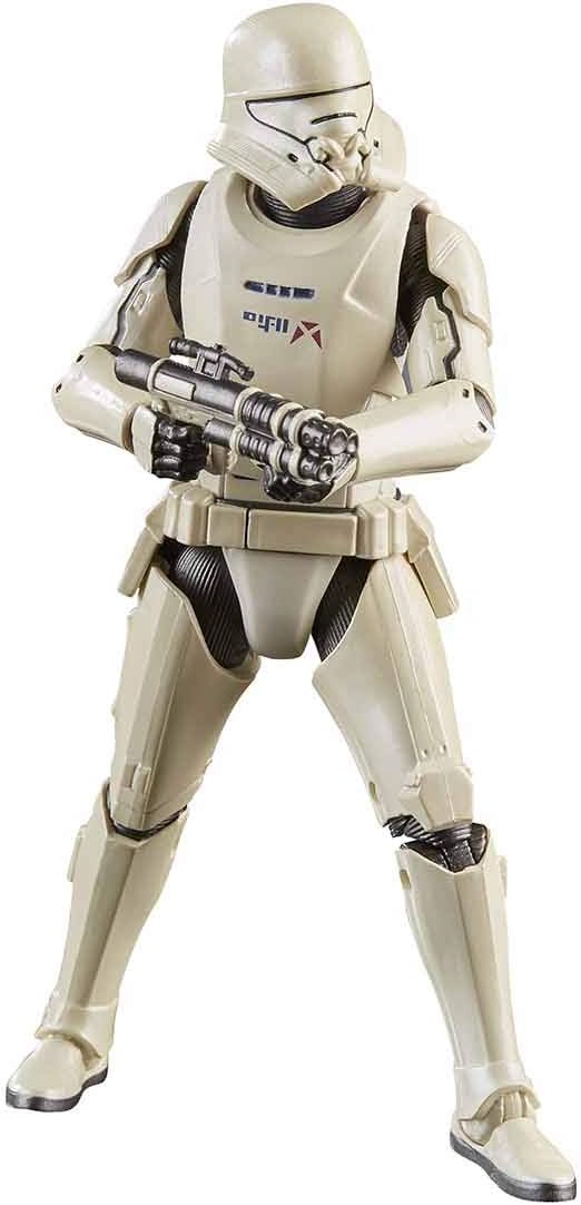 Star Wars The Rise of Skywalker Black Series First Order Jet Trooper – Figura de acción exclusiva grafito carbonizado, metálico
