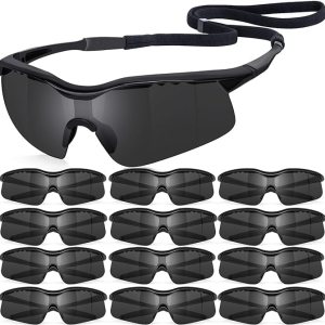 OXG 12 Pack Safety Glasses for Men Women With Strap, Safety Goggles ANSI Z87.1 Protective Eyewear Impact & Scratch Resistant OXG 12 Pack Safety Glasses for Men Women With Strap, Safety Goggles ANSI Z87.1 Protective Eyewear Impact & Scratch Resistant