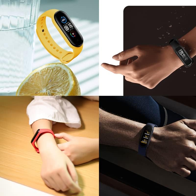 SZBAMI Para Xiaomi Mi Band 5 correas, pulsera de silicona suave colorida, correa de reloj inteligente, accesorios para mujeres y hombres