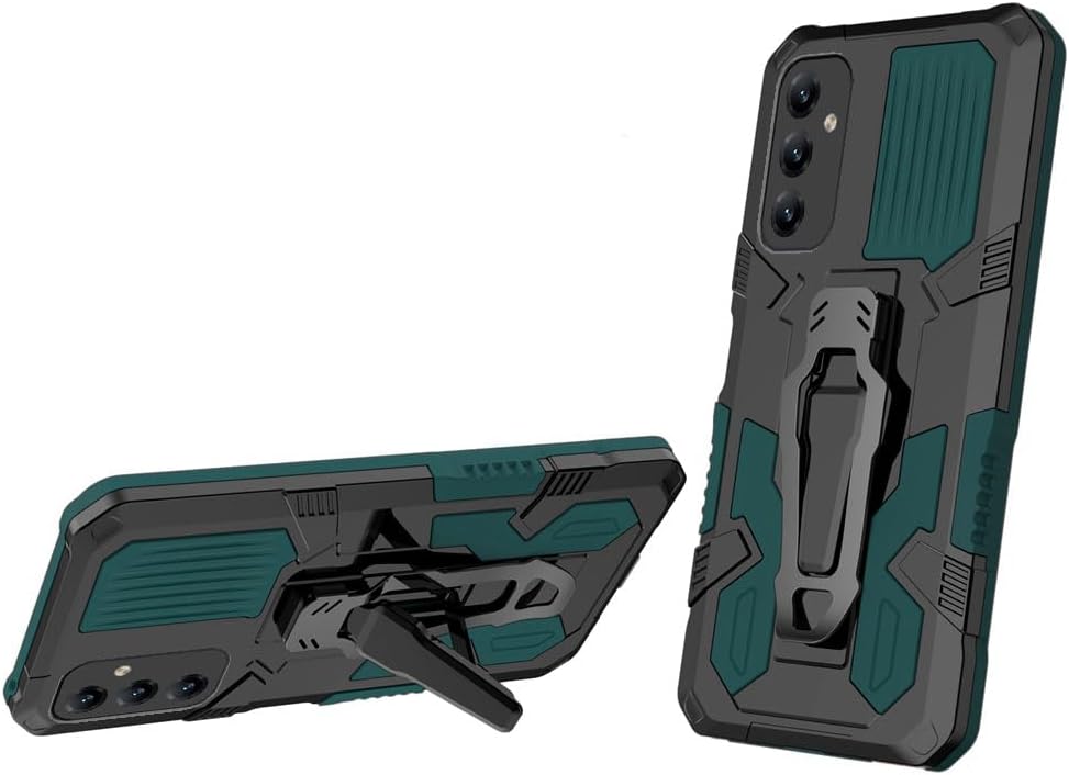 Funda compatible con Samsung Galaxy A32 4G, función atril integrado a prueba de golpes, compatible con Samsung Galaxy A32 4G, funda 2 en 1, color