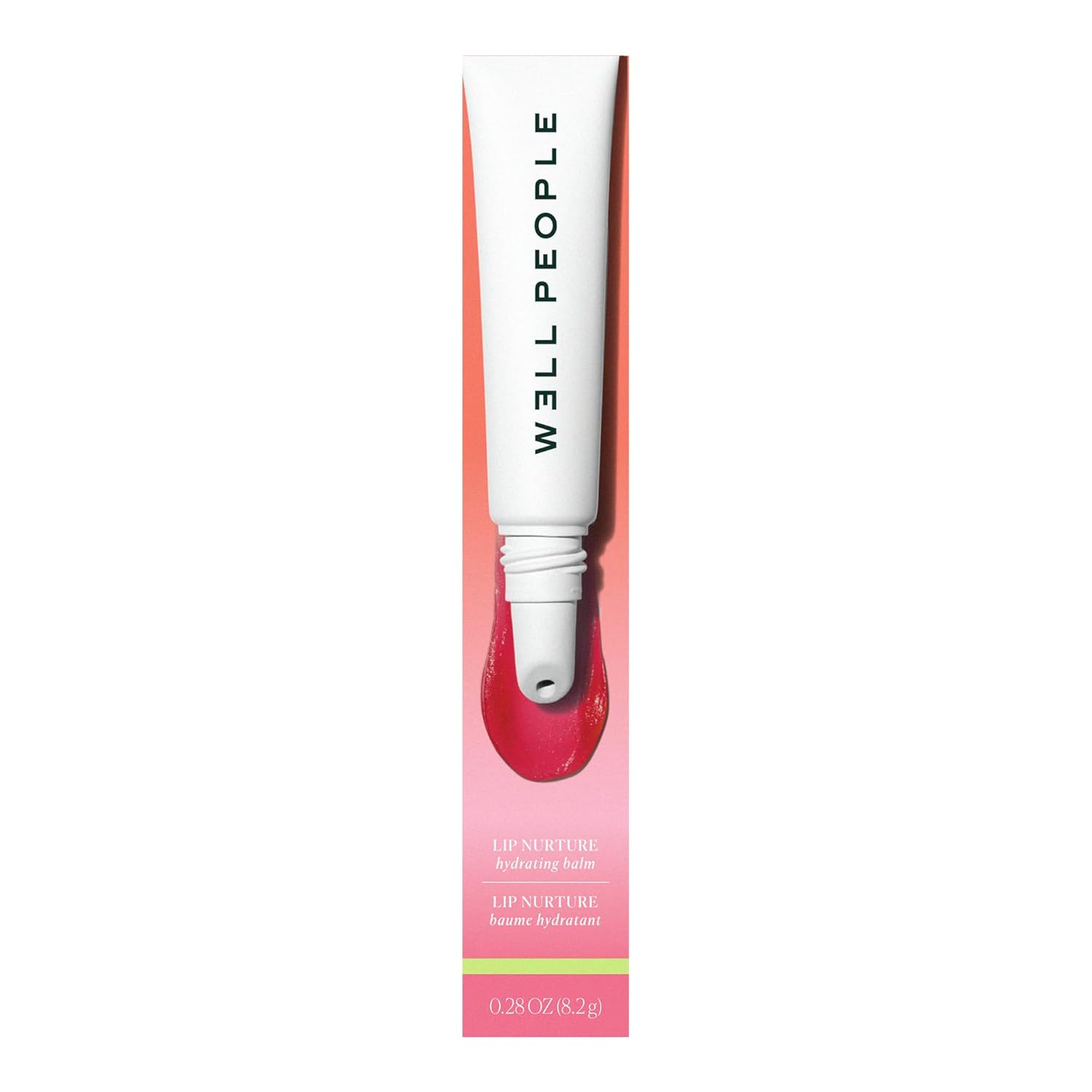 Well People Lip Nurture – Bálsamo hidratante para hidratación y color transparente vibrante, calma y suaviza los labios, vegano y libre de crueldad,