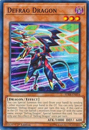 Yu-Gi-Oh! – Defrag Dragon – SDRR-EN014 – Común – 1 Edición – Baraja Estructura Rokket Revolt