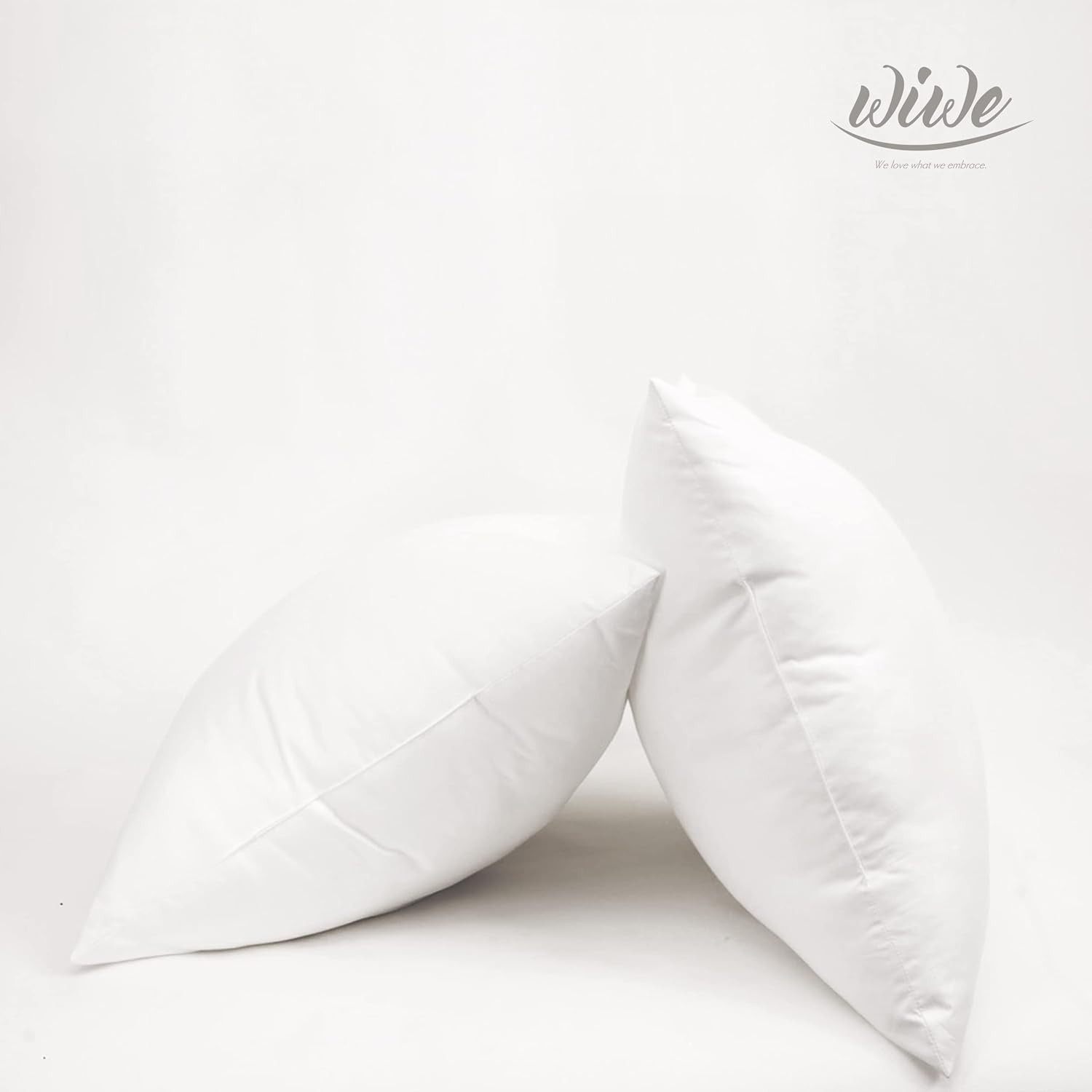 Almohadas de cama de lujo de tamaño estándar paquete de 2 almohadas alternativas de plumón súper suaves para dormir de espalda, de lado y boca abajo