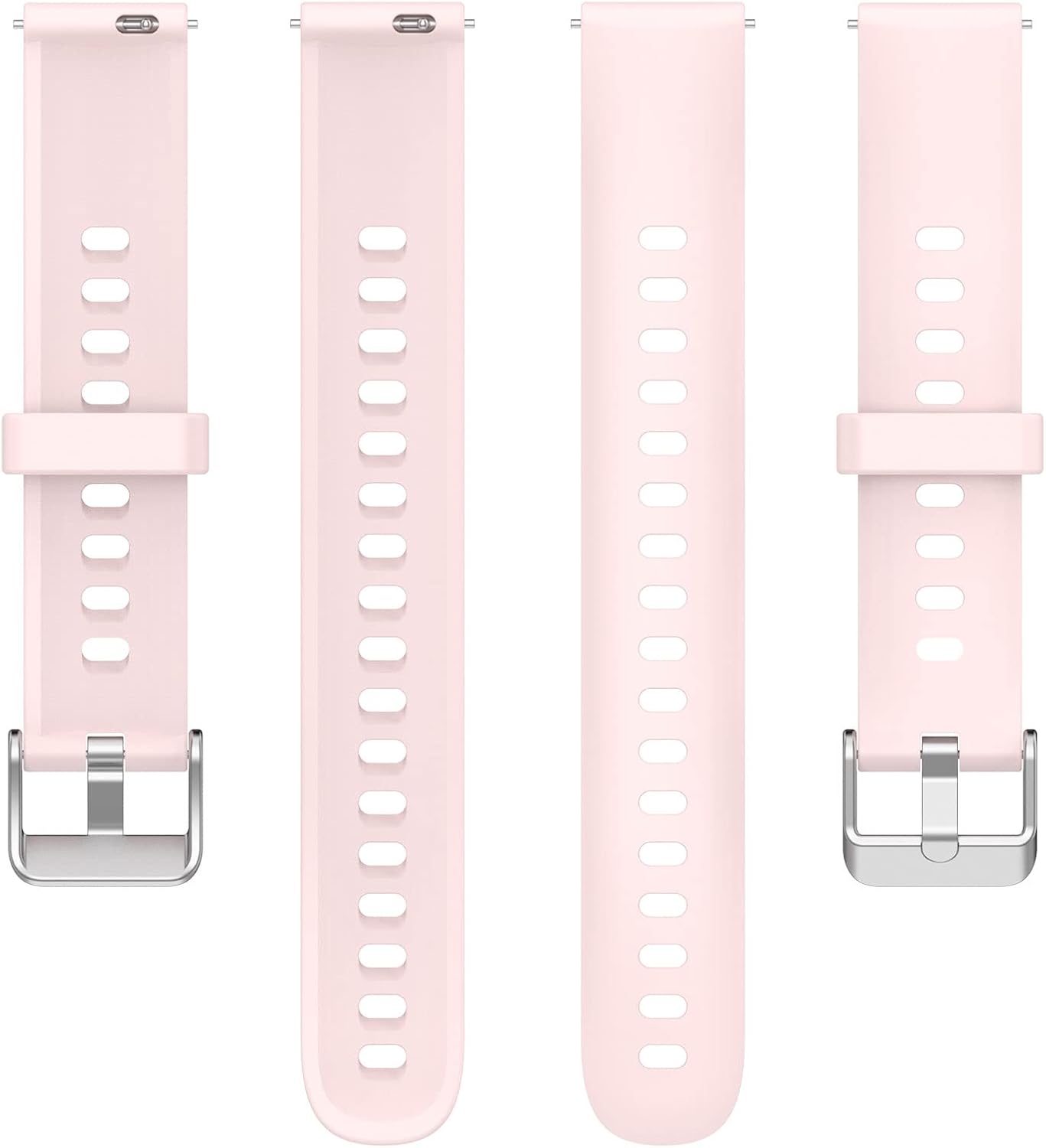 Paquete de 3 correas de repuesto compatibles con HENGTO Fitness Tracker Watch para niños, correa deportiva ajustable de silicona suave para reloj