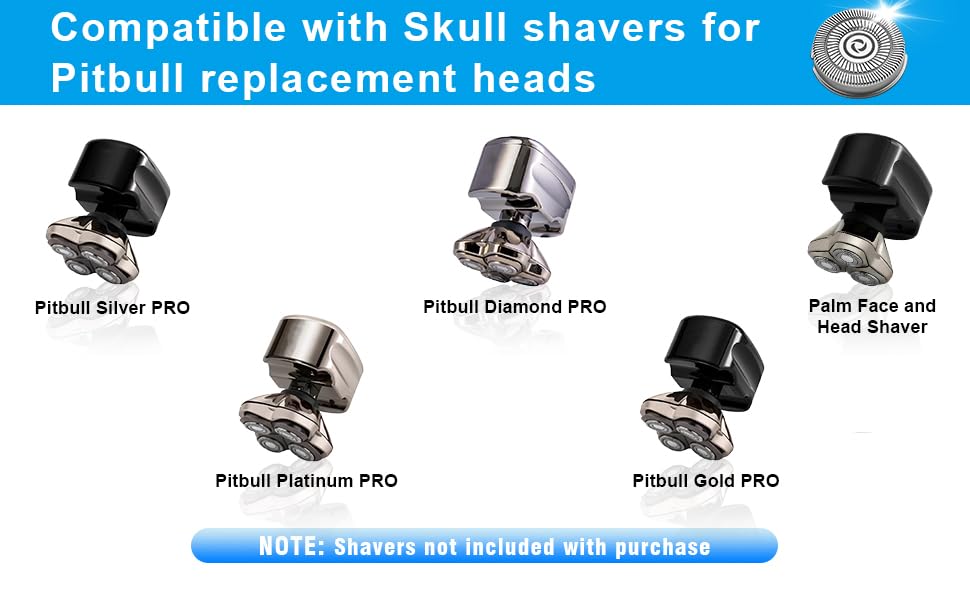Cuchillas de repuesto para afeitadora Pitbull Gold PROPitbull Platinum Pro (12 unidades)