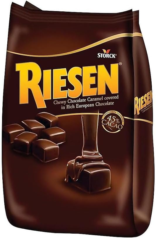 Riesen Caramelo masticable trozos de chocolate oscuro, 30 oz (SUL398052)