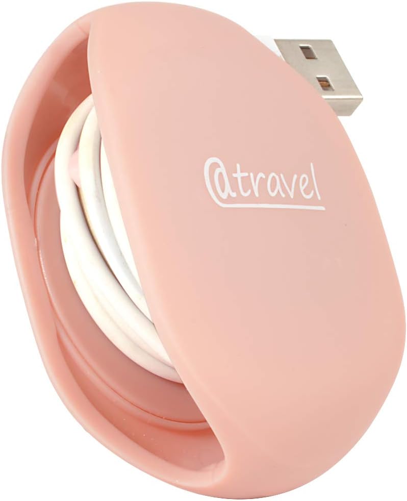 Organizador de auriculares, administrador de cables, maestro de cables automático inteligente, un simple tirón y luego se retirará automáticamente,